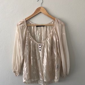 Patterson J Kincaid flowy blouse